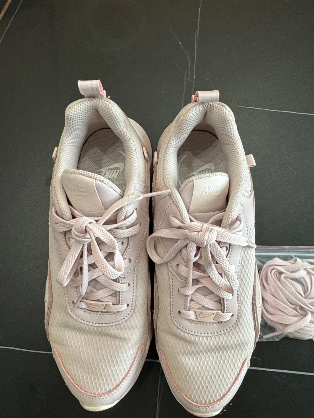 Nike Women's Light Pink Mesh Athletic Sneakers